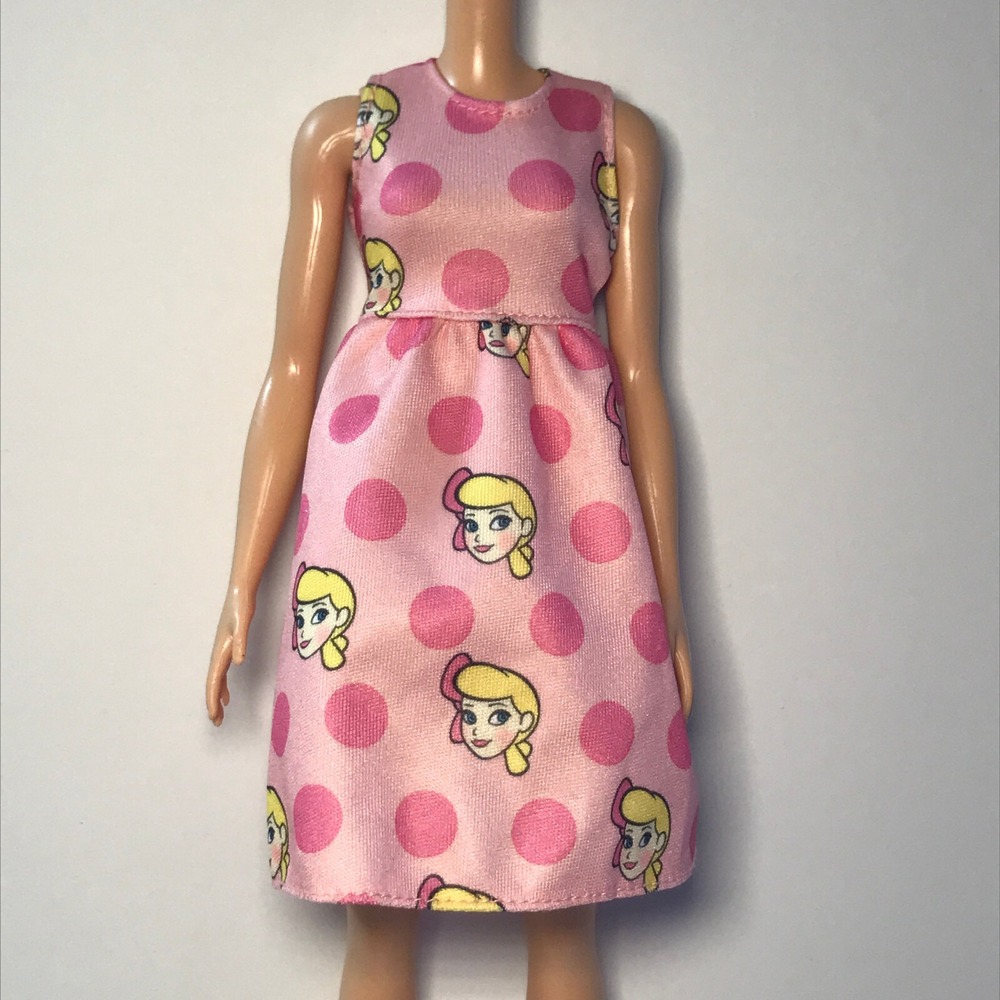 Barbie Doll Clothing 2019 Toy Story 4 Little Bo Peep Pink Fashion Dress